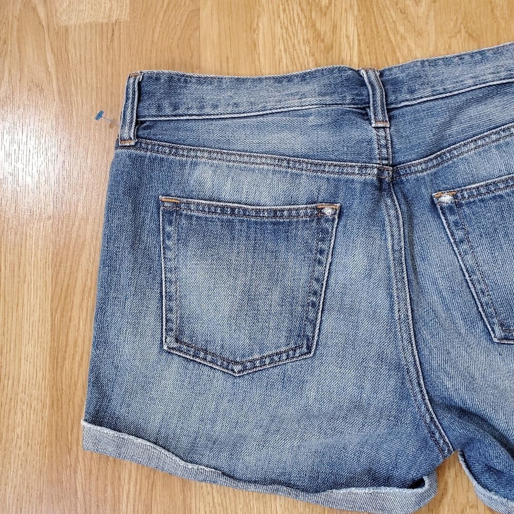 Crew Cuffed Denim Shorts size 27 - Picture 8 of 13